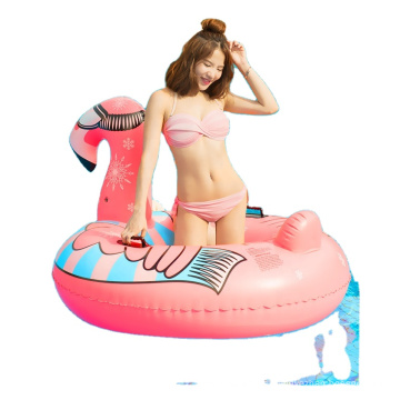 Flamingo Adult Children's Swim Ring Floating Row Water Inflatable Toys Floating Row Swim Ring